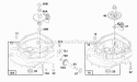 Sump Base Assemblies Diagram and Parts List for 126782-0148-01  Briggs and Stratton Engine